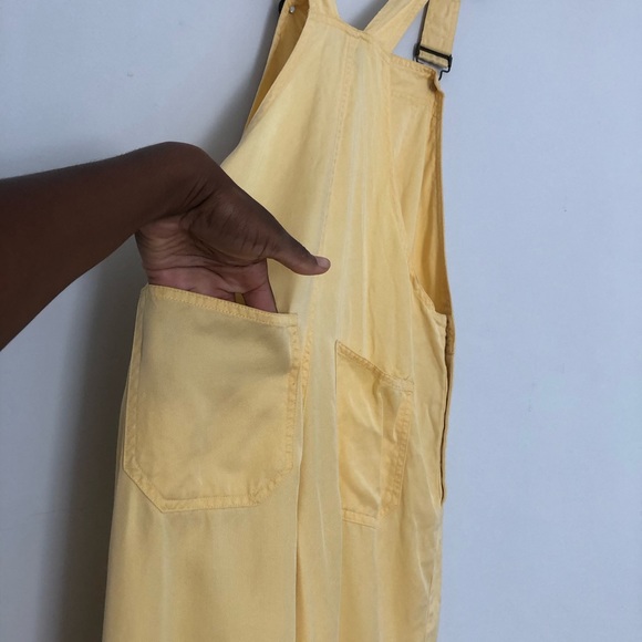 SOLD- Yellow Overalls Coveralls - Picture 5 of 9